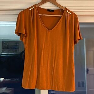 Orange Blouse
